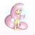 Size: 6000x6000 | Tagged: safe, artist:maneingreen, fluttershy, pegasus, pony, g4, absurd resolution, chibi, female, smiling, solo