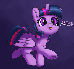 Size: 2388x2218 | Tagged: safe, alternate version, artist:pabbley, twilight sparkle, alicorn, pony, 30 minute art challenge, :3, :p, adorkable, colored, cute, dancing, dialogue, do the sparkle, dork, female, fluffy, frog (hoof), leg fluff, mare, mlem, raised hoof, raised leg, raspberry, raspberry noise, silly, smiling, solo, spread wings, sweet dreams fuel, tongue out, twiabetes, twilight sparkle (alicorn), underhoof, weapons-grade cute, wings