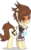 Size: 703x1135 | Tagged: safe, artist:stainless33, oc, earth pony, pony, bedroom eyes, british, clothes, cosplay, costume, crossover, overwatch, ponified, sexy, simple background, tracer, transparent background, wrong eye color