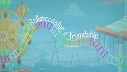 Size: 1920x1080 | Tagged: safe, screencap, equestria girls, equestria girls specials, g4, my little pony equestria girls: better together, my little pony equestria girls: rollercoaster of friendship, amusement park, no pony, roller coaster, title card