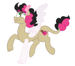 Size: 1024x915 | Tagged: safe, artist:ashidaii, oc, oc only, oc:topsy turvy, draconequus, female, offspring's offspring, parent:oc:entropy, parent:oc:silly string, simple background, solo, transparent background