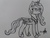 Size: 4128x3096 | Tagged: safe, artist:ironbeastz, princess celestia, pony, g4, female, monochrome, sketch, solo, traditional art