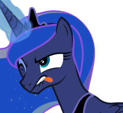 Size: 546x504 | Tagged: safe, edit, edited screencap, editor:childofthenight, screencap, princess luna, pony, celestial advice, g4, season 7, background removed, cute, female, mare, simple background, solo, tongue out, transparent background