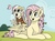 Size: 1693x1252 | Tagged: safe, artist:pastel-charms, fluttershy, oc, oc:harmonic chord, draconequus, hybrid, pony, g4, cute, female, interspecies offspring, mother and daughter, ocbetes, offspring, parent:discord, parent:fluttershy, parents:discoshy, prone, shyabetes