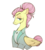 Size: 2523x2823 | Tagged: safe, artist:sylvanaurora, fluttershy, pegasus, pony, fake it 'til you make it, g4, my little pony: friendship is magic, alternate hairstyle, bust, clothes, female, hair bun, high res, mare, severeshy, simple background, solo, transparent background