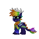 Size: 80x80 | Tagged: safe, oc, oc only, oc:dragon chick, dracony, hybrid, pony, pony town, pixel art, simple background, solo, sprite, transparent background