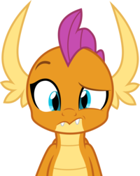 Size: 3998x5000 | Tagged: safe, artist:dashiesparkle, smolder, dragon, g4, non-compete clause, .svg available, dragoness, female, looking at you, raised eyebrow, simple background, solo, transparent background, vector