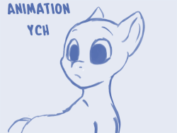 Size: 500x375 | Tagged: safe, oc, pony, animated, animation frame, commission, frame by frame, gif, sketch, solo, your character here