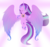 Size: 1024x967 | Tagged: safe, artist:k3elliebear, starlight glimmer, alicorn, pony, g4, alicornified, eyes closed, female, gem, impossibly large wings, jewelry, lineless, race swap, regalia, simple background, solo, starlicorn, transparent background