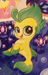 Size: 1536x2398 | Tagged: safe, lilly drop, seapony (g4), g4, my little pony: the movie, official, baby, baby seapony (g4), cute, solo