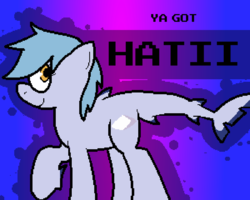 Size: 1000x800 | Tagged: safe, artist:pokefound, derpibooru exclusive, oc, oc only, oc:hatii, original species, pony, shark, shark pony, banned from equestria daily, abstract background, female, fins, looking back, mare, smiling, solo, ya got