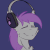 Size: 472x473 | Tagged: safe, artist:omegapex, oc, oc only, oc:corpsly, sphinx, animated, chest fluff, frame by frame, headbang, headphones, male, simple background, solo, sphinx oc, stallion, vibing, ych result