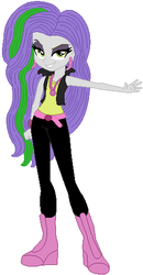 Size: 273x524 | Tagged: safe, artist:selenaede, artist:user15432, zombie, equestria girls, g4, barely eqg related, base used, belt, boots, bracelet, clothes, crossover, ear piercing, earring, equestria girls style, equestria girls-ified, hasbro, hasbro studios, jewelry, mattel, moanica d'kay, monster, monster high, necklace, pants, piercing, shoes, solo, tank top, vest