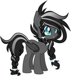 Size: 800x853 | Tagged: safe, artist:bubblestormx, oc, oc only, oc:velvet moon, bat pony, pony, female, mare, simple background, solo, transparent background