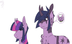 Size: 1374x844 | Tagged: safe, artist:moonakart13, artist:moonaknight13, twilight sparkle, oc, oc:twilight night, cat, g4, markings, self ponidox, simple background, smiling, thinking, transparent background