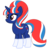 Size: 2417x2383 | Tagged: safe, artist:princeduskstripe, pony, unicorn, base used, female, high res, mare, ponified, simple background, solo, transparent background, united states