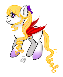 Size: 1866x2281 | Tagged: safe, artist:hanaty, oc, oc only, oc:yui chisaki, bat pony, pony, vampire, vampony, bat pony oc, cute, female, mare, on back, outline, pigtails, simple background, solo, transparent background, tsundere, twintails