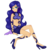 Size: 2500x2500 | Tagged: safe, artist:oniiponii, princess luna, human, g4, belly button, female, high res, humanized, looking at you, midriff, simple background, solo, transparent background