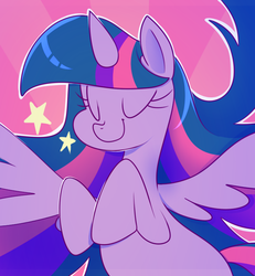 Size: 712x771 | Tagged: safe, artist:norithecat, twilight sparkle, alicorn, pony, g4, eyes closed, female, mare, solo, twilight sparkle (alicorn)