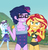 Size: 1690x1772 | Tagged: safe, artist:urhangrzerg, sci-twi, sunset shimmer, trixie, twilight sparkle, equestria girls, g4, my little pony equestria girls: better together, bikini, bracelet, clothes, dusk shine, equestria guys, female, glasses, half r63 shipping, jealous, jewelry, male, masterpiece, one-piece swimsuit, rule 63, sci-dusk, sciduskshimmer, ship:duskshimmer, ship:sci-twishimmer, ship:sunsetsparkle, shipping, smugset shimmer, straight, swimsuit