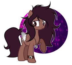 Size: 1024x927 | Tagged: safe, artist:mintoria, oc, oc only, oc:sleep chocolate, pegasus, pony, female, mare, simple background, solo, transparent background, two toned wings