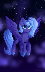 Size: 3032x4829 | Tagged: safe, artist:imbirgiana, princess luna, alicorn, pony, g4, female, mare, solo