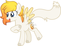 Size: 1619x1228 | Tagged: safe, artist:lovelikelies, oc, oc only, oc:solar flare, pegasus, pony, base used, body markings, gradient mane, simple background, solo, transparent background