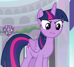 Size: 585x530 | Tagged: safe, screencap, twilight sparkle, alicorn, pony, g4, marks for effort, angry, cropped, female, solo, twilight sparkle (alicorn)