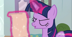 Size: 641x328 | Tagged: safe, screencap, twilight sparkle, alicorn, pony, g4, marks for effort, angry, cropped, eyes closed, female, solo, twilight sparkle (alicorn)