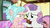 Size: 1280x720 | Tagged: safe, screencap, cozy glow, sweetie belle, g4, marks for effort, my little pony: friendship is magic, cozy glow is not amused, female, filly, foal