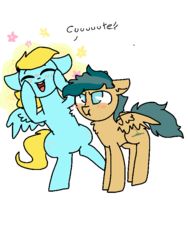 Size: 630x840 | Tagged: safe, artist:nootaz, oc, oc only, pegasus, pony, blushing, simple background, transparent background, ych result
