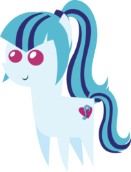 Size: 534x702 | Tagged: safe, artist:kingdark0001, sonata dusk, earth pony, pony, g4, equestria girls ponified, female, pointy ponies, ponified, simple background, solo, transparent background