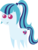 Size: 534x702 | Tagged: safe, artist:kingdark0001, sonata dusk, earth pony, pony, g4, equestria girls ponified, female, pointy ponies, ponified, simple background, solo, transparent background