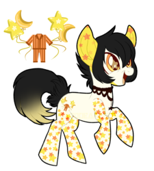 Size: 1985x2201 | Tagged: safe, artist:squeakshimi, oc, oc only, oc:pajama party, earth pony, pony, choker, cutie mark, female, mare, simple background, solo, starry eyes, transparent background, wingding eyes