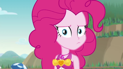 Size: 1280x720 | Tagged: safe, screencap, pinkie pie, equestria girls, equestria girls series, friendship math, g4, clothes, female, solo, swimsuit