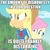 Size: 500x500 | Tagged: safe, edit, edited screencap, screencap, applejack, fluttershy, equestria girls, equestria girls specials, g4, my little pony equestria girls: better together, my little pony equestria girls: forgotten friendship, clothes, cowering, cropped, dialogue, duo, female, image macro, meme, swimsuit, wetsuit