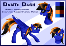 Size: 3400x2400 | Tagged: safe, artist:puggie, oc, oc:dante dash, pegasus, pony, commission, high res, reference sheet, sunglasses