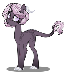 Size: 1000x1133 | Tagged: safe, artist:enifersuch, oc, oc only, oc:gentee, dracony, hybrid, female, interspecies offspring, offspring, parent:rarity, parent:spike, parents:sparity, simple background, solo, transparent background