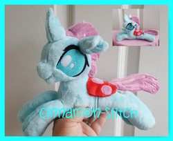 Size: 1000x817 | Tagged: dead source, safe, artist:cinnamon-stitch, ocellus, changedling, changeling, human, g4, hand, irl, irl human, photo, plushie, solo