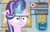 Size: 415x265 | Tagged: safe, edit, edited screencap, screencap, starlight glimmer, pony, unicorn, g4, marks for effort, my little pony: friendship is magic, :i, caption, chocolate, crossover, detroit: become human, discovery family logo, empathy cocoa, faic, female, floppy ears, food, glowing horn, horn, hot chocolate, i mean i see, image macro, magic, marshmallow, meme, solo, telekinesis, text, unamused