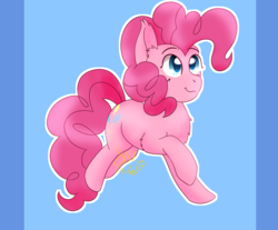 Size: 2963x2448 | Tagged: safe, artist:8bitgalaxy, pinkie pie, earth pony, pony, g4, female, high res, mare, simple background, solo