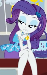 Size: 243x387 | Tagged: safe, screencap, rarity, best trends forever, best trends forever: rainbow dash, equestria girls, g4, my little pony equestria girls: better together, bag, bedroom eyes, bracelet, clothes, cropped, female, jewelry, legs, lidded eyes, pencil skirt, rarity peplum dress, sitting, skirt, solo, stupid sexy rarity