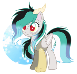 Size: 1024x982 | Tagged: safe, artist:mintoria, oc, oc only, oc:speckled dawn, draconequus, hybrid, draconequus oc, female, interspecies offspring, offspring, parent:discord, parent:princess celestia, parents:dislestia, simple background, solo, transparent background