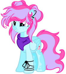 Size: 1024x1155 | Tagged: safe, artist:bezziie, oc, oc only, oc:strawberry pie, pegasus, pony, female, mare, simple background, solo, transparent background