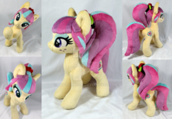 Size: 1024x710 | Tagged: safe, artist:doctorkoda, sour sweet, earth pony, pony, g4, irl, photo, plushie, solo, watermark