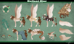 Size: 2340x1380 | Tagged: safe, artist:bijutsuyoukai, oc, oc:gallant star, alicorn, pony, siren, armor, clothes, dress, female, filly, mare, reference sheet