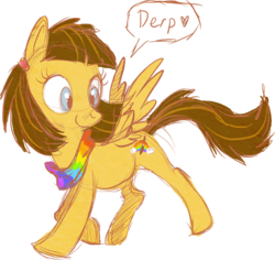 Size: 637x601 | Tagged: safe, artist:frozenspots, oc, oc only, pegasus, pony, clothes, female, mare, scarf, simple background, smiling, solo, transparent background