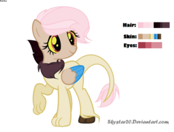 Size: 2689x2033 | Tagged: safe, artist:jxst-blue, oc, oc only, oc:pink rose (skystar20), draconequus, hybrid, female, high res, interspecies offspring, offspring, parent:discord, parent:fluttershy, parents:discoshy, reference sheet, simple background, solo, transparent background