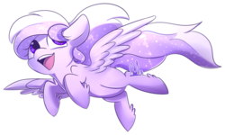 Size: 1600x962 | Tagged: safe, artist:paintcoloryt, oc, oc only, oc:starstorm slumber, pegasus, pony, commission, cute, female, flying, simple background, solo, transparent background