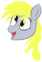 Size: 220x319 | Tagged: safe, artist:seikenryu, derpy hooves, g4, head, simple background, smiling, transparent background
